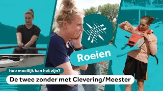 ROEIEN met WERELDKAMPIOENEN Clevering amp Meester  Hoe moeilijk kan het zijn  NOS Sport [upl. by Bondy170]