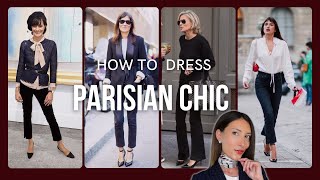 HOW TO DRESS PARISIAN CHIC  FRENCH FASHION SECRETS FOR WOMEN OVER 50 [upl. by Nnave105]