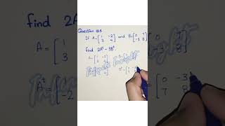 Transpose of matrix shorts short maths matrixconcepts matrix [upl. by Aneis]