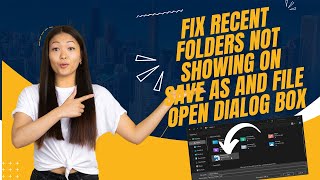 Fix Recent Folders Not Showing on Save As and File Open dialog Box In Windows 1110 [upl. by Nagiem]