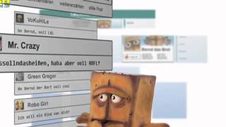 YouTube Kacke  Bernd das Brot hackt Facebook [upl. by Ahsiak]