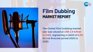 Film Dubbing Market Report 2024 Global Edition [upl. by Josephson247]