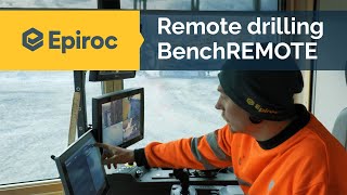 Remote drilling with SmartROC D65 and BenchREMOTE [upl. by Jacquelynn]