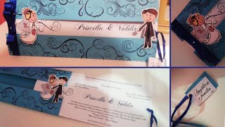 DIY  Convite de casamento quotEncontro dos Noivosquot PARTE 2 Fácil  Word [upl. by Eliezer]