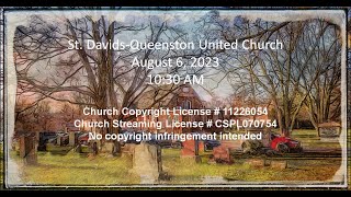 St DavidsQueenston United Church Live Stream AUG 6th 2023 [upl. by Akla]