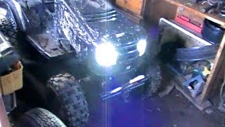 Off Road Mower Upgrades 6 LED Headlights [upl. by Anehta]