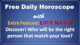 Free Daily Horoscope for Today  Your Zodiac Sign Daily Prediction [upl. by Hselin]