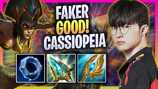 FAKER IS SO GOOD WITH CASSIOPEIA  T1 Faker Plays Cassiopeia MID vs Zeri  Season 2024 [upl. by Hawk]