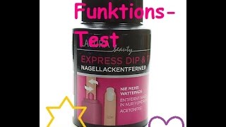 Test Nagellackentferner mit Schwamm in Dose  Belle Lu [upl. by Magna656]