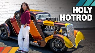 HOLY HOTROD Saint Christopher The HemiPowered 1934 Ford Coupe Hot Rod of the Year  EP26 [upl. by Arlina]