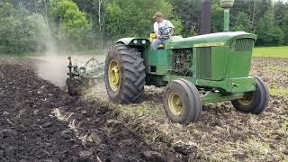 John Deere 5020 plowing fall 2020 short video [upl. by Norvell]