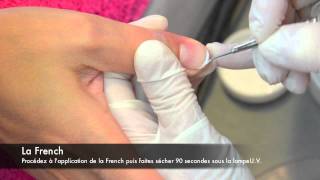 Comment poser du Gel UV Façonnage  Kapping Gel UV et French  Nailuxe [upl. by Allimaj]