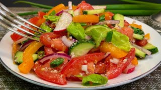 Ein Salat der die Blutgefäße reinigt und Fett verbrennt Und unglaublich lecker 🤗🌹🥗 [upl. by Richardo]