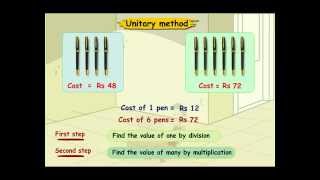 Unitary method  Class 4 Maths Meritnationcom [upl. by Rehpotsrik]