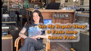 Take a Look at My Repair Shop  Fazio Electric Amp Teaser [upl. by Strohl583]