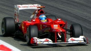 Formula 1 F1 2012 Cars PURE V8 Engine SOUND [upl. by Ahseral]