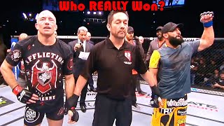 Lets put an End to thisWho REALLY Won Georges St Pierre vs Johny Hendricks [upl. by Natalie713]