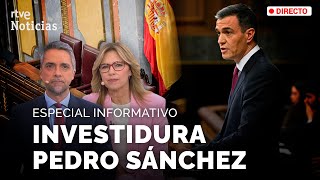 SÁNCHEZINVESTIDURA El DISCURSO del CANDIDATO abre el debate PRIMER DÍA  RTVE Noticias [upl. by Sitrik]