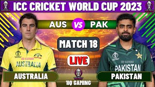 Live PAK Vs AUS  ICC World Cup 2023  Live Match Centre  Pakistan Vs Australia  2nd Inning [upl. by Irabaj705]