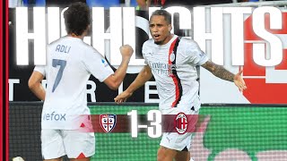 Okafor Tomori LoftusCheek 3 points  Cagliari 13 AC Milan  Highlights Serie A [upl. by Alue472]