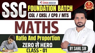 Ratio And Proportion  BY SAHIL SIR  CARER BOOSTER  sscchslmaths [upl. by Masterson]