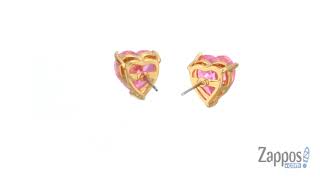 Betsey Johnson CZ Hearts Earrings SKU 9023504 [upl. by Marella]