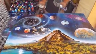 In connection with the gods spray paint art [upl. by Lothar]