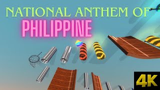 National Anthem Of Philippine  Satisfying Music Ball [upl. by Enrobso299]