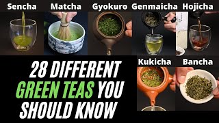 28 Types of Japanese Green Tea You Should Know About [upl. by Ihdin]