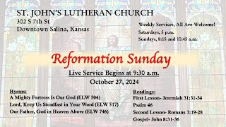 Reformation Sunday Oct 27 2024 [upl. by Nanis]