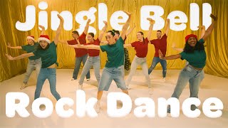 Jingle Bell Rock Christmas Dance  Easy Christmas Choreography Dance Song [upl. by Langer]