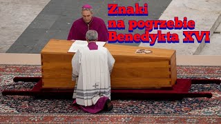 Znaki na pogrzebie Benedykta XVI  Video [upl. by El]