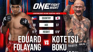 Eduard Folayang vs Kotetsu Boku  Full Fight Replay [upl. by Faust]