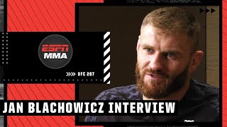 Jan Blachowicz calls it amazing to get the chance to fight Glover Teixeira  UFC 267  ESPN MMA [upl. by Hennessey]