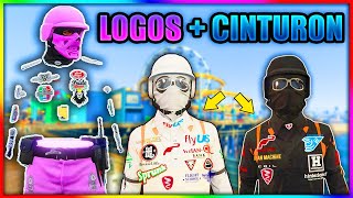 ✅BUG DE LOGOS PEGATIGANAS Y CINTURON GTA 5 ONLINE TRUCOS【PS4PS5XboxOnePc】MODDED OUTFIT [upl. by Ecaj]