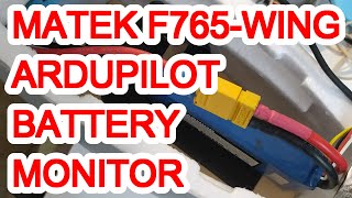 Ardupilot arduplane 8  Battery Monitor [upl. by Colman722]