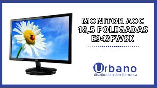 Vídeo Institucional  Monitor LCD LED AOC Wide 185 Polegadas E943FWSK [upl. by Ynahirb871]