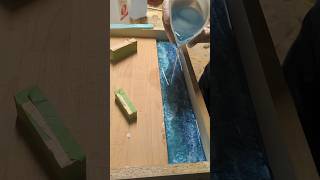 Why I Add Blue Dye to Clear Epoxy epoxyresin epoxy woodwork diy charcuterie toptips artwork [upl. by Nalaf]