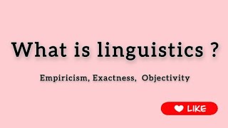 the definition of linguistics [upl. by Aserej]