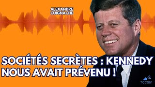 Létrange discours de Kennedy sur les complots dÉtat peu avant sa mort  Alexandre Cuignache [upl. by Aroz]