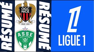 OGC Nice  AS SaintÉtienne 80 Résumé du match  Ligue 1 20242025 [upl. by Tisman653]