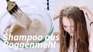 Haare 10 Tage fettfrei mit Roggenmehl  Minimalismus im Badezimmer  No Poo [upl. by Barthelemy163]