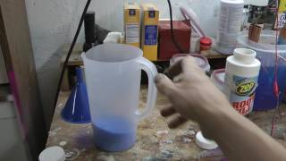 Making copper electroforming  electroplating bath [upl. by Suiddaht]