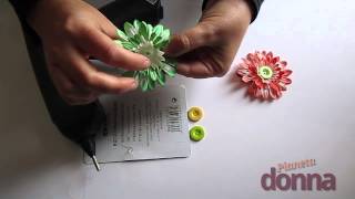 Molletta per capelli a forma di fiore ecco il tutorial per realizzarla [upl. by Banks]