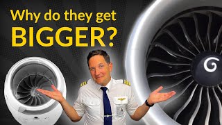 HOW DO JET ENGINES work and WHY do they get BIGGER Explained by CAPTAIN JOE [upl. by Woodruff]