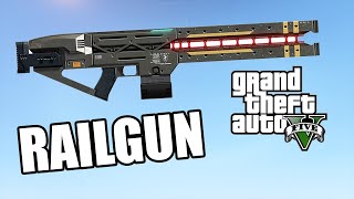 ¿Dónde encontrar la RAILGUN GTA 5 [upl. by Auston]