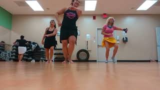 Warmup from LAS VEGAS Smack That by Akon wHOT HULA fitness® AZ Area Manager amp Instructors [upl. by Wunder922]