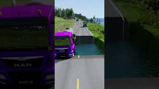 Trucks vs water pit 11  BeamNG drive beamngdrive carsvsstairs carsvsmassivepotholes [upl. by Fawcette213]