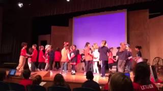 Hola Hola Como Estas University Liggett School elementary school students perform Spanish song [upl. by Llerred]