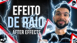 2 FORMAS de como fazer efeito de RAIO no After Effects [upl. by Silvio]